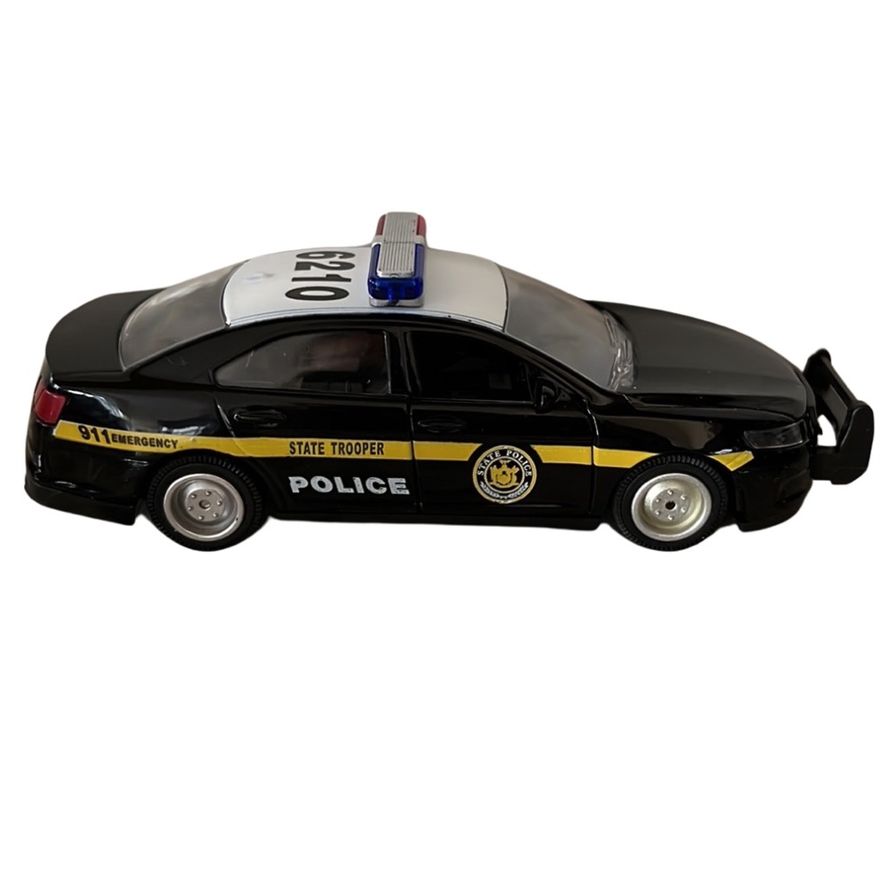 Pull and go state trooper police car with sound
